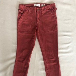 HEI HEI Anthropologie Women's Cargo Skinny Utility
